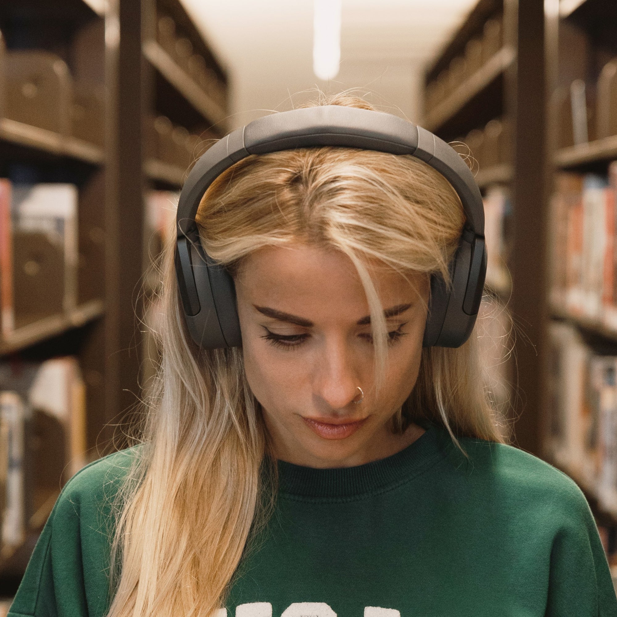 W830NB Wireless Over-Ear Headphones with ANC & Hi-Res Audio