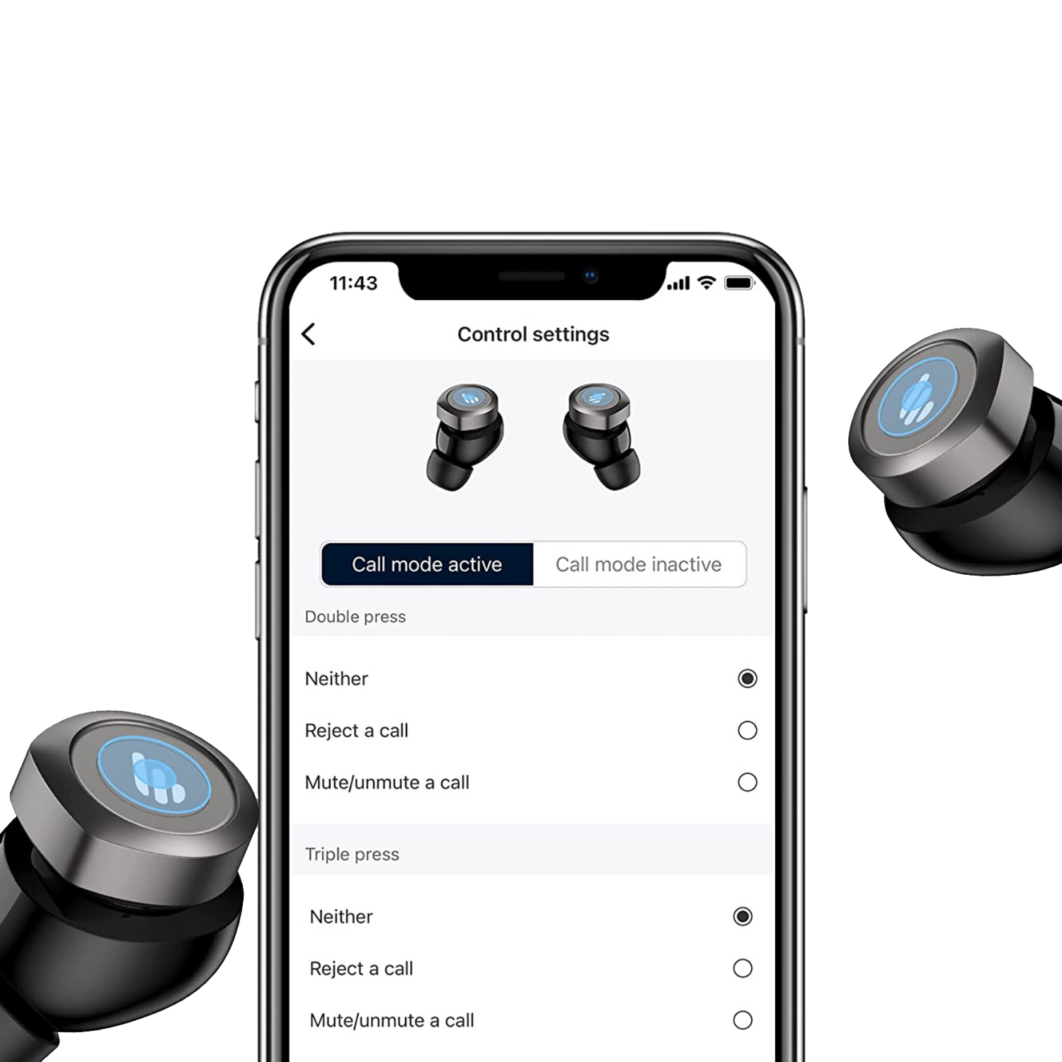 W240TN True Wireless Noise Cancellation In-Ear Headphones